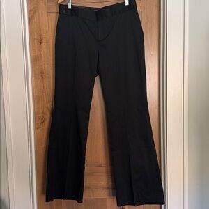 NWT Banana Republic Martin Fit Black Trouser Pants Womens 12 Sailor Office Work